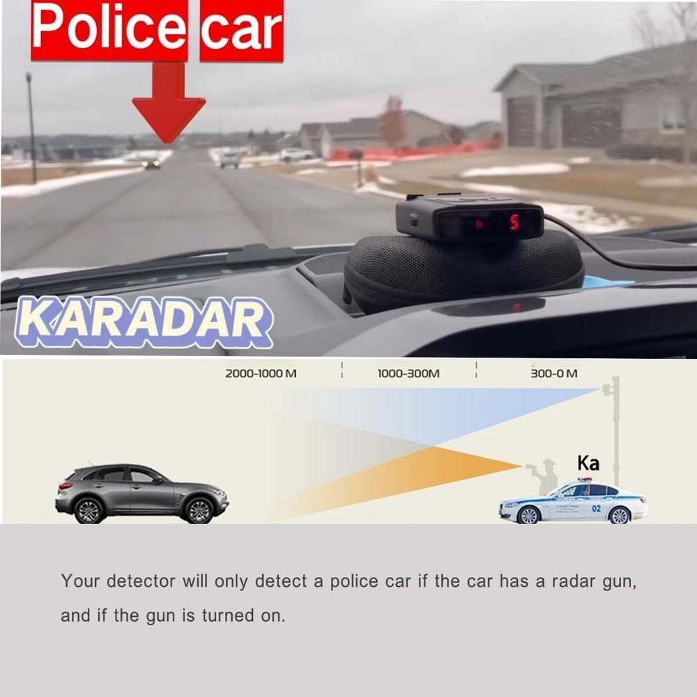 Easy Installation Radar Detector - Universal for Vehicles