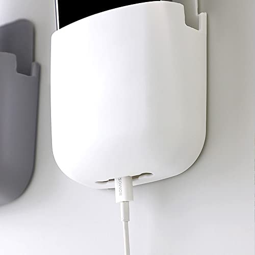 Remote Control Holder Storage Box, Remote Control Holder Wall Mount white