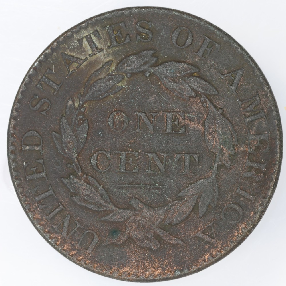 1827 Matron Coronet Head Large Cent 1c