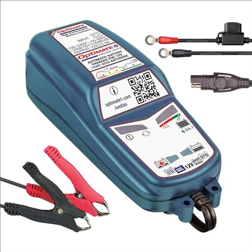 Tecmate Optimate 5 Start Stop  Tm 221  6 Step 12V 4A Battery Saving