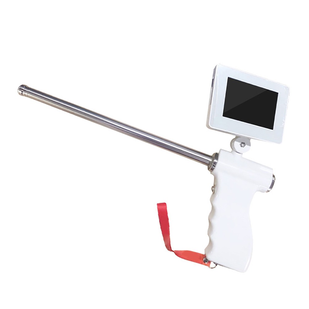 Visual Artificial Insemination Gun Cow Insemination Kit 360° Adjustable Screen