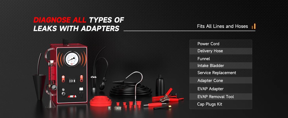 Auto Smoke Leak Detector Evap Pipe Smoke Generator Pipe Leakage Analyzer Tester