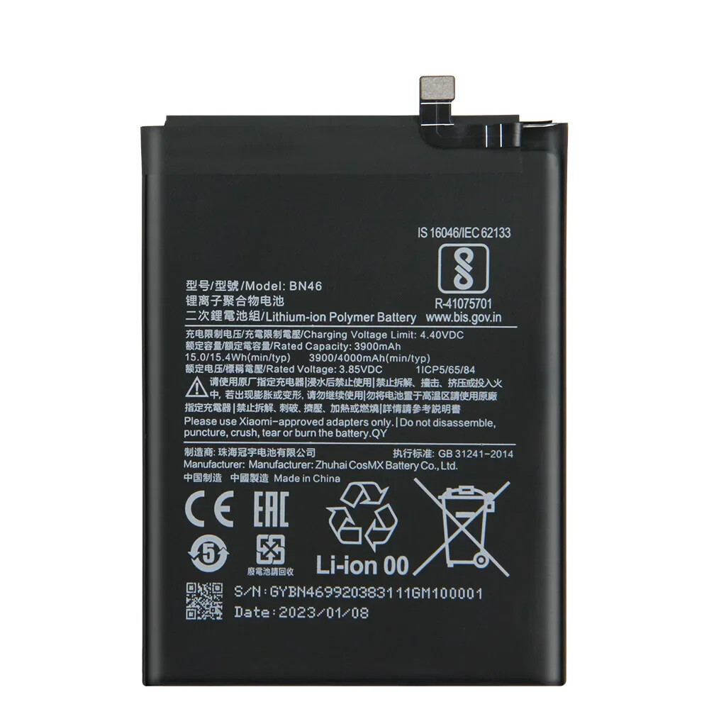 Phone Battery BN46 For Xiaomi Redmi Note8 Note8T Redmi 7 Redmi7 Note 6 Note6