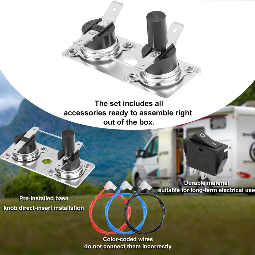 232306 Thermostat Water Heater Limit Switch Kit for Suburban RV Water Heater SW