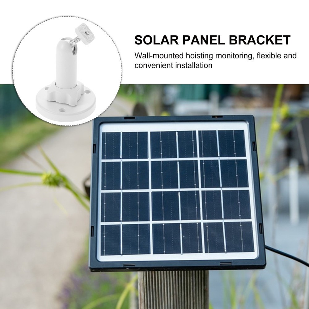 Outdoor Adjustable Solar Panel Mount Bracket For Security Camera Holder ABS
