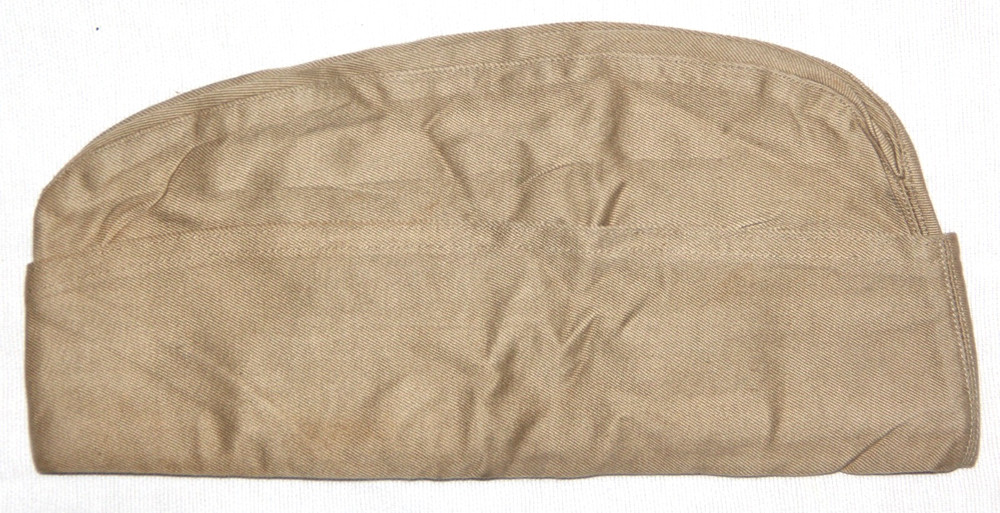 ORIGINAL WWII KHAKI COTTON GARRISON CAP