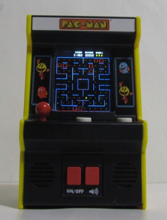 Pac-Man Arcade Classics Mini Arcade Game Basic Fun (Tested & Working)