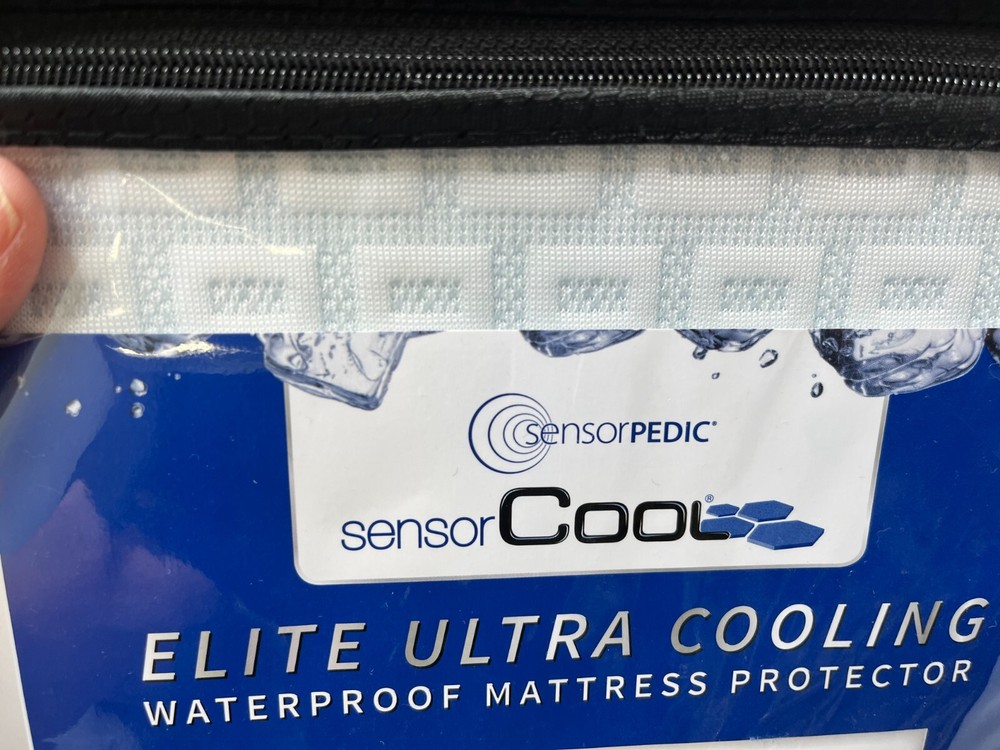 SensorPEDIC SensorCOOL Elite Ultra Cooling Waterproof Mattress Protector, Twin