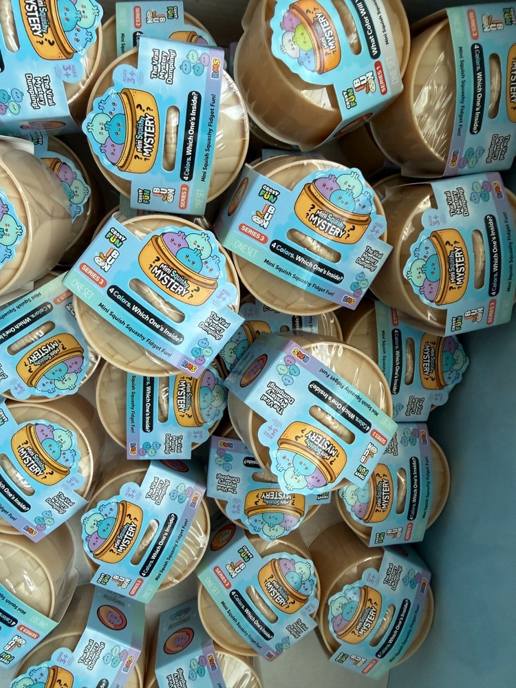 Authentic Crazy Fun Rainbow Mini Mystery Squishy Bun Dumpling