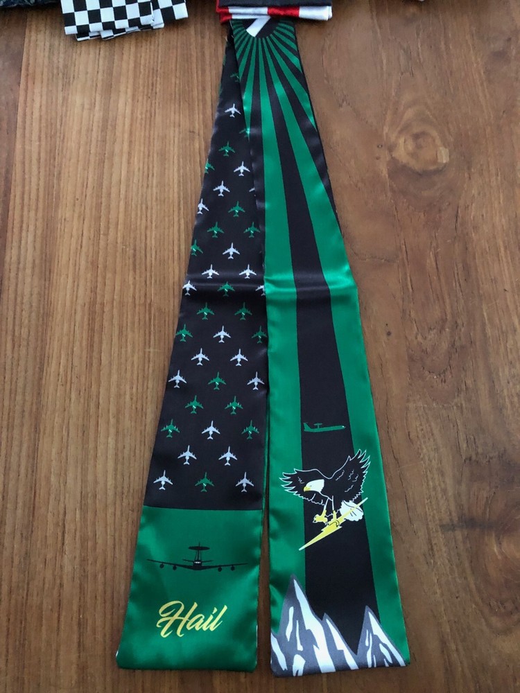Pilot scarf 962nd AACS AWACS "Blind"