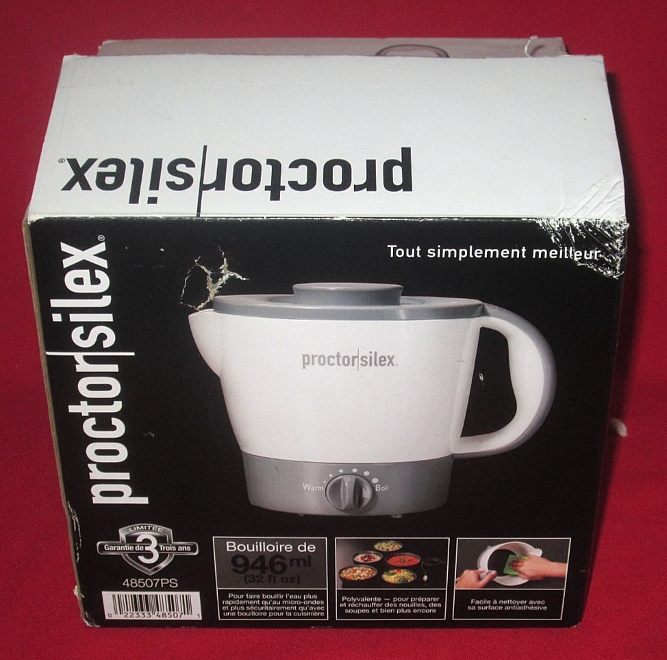 New, Sealed Proctor Silex 32  Oz Hot Pot -Model 48507PS - Adjustable Temperature
