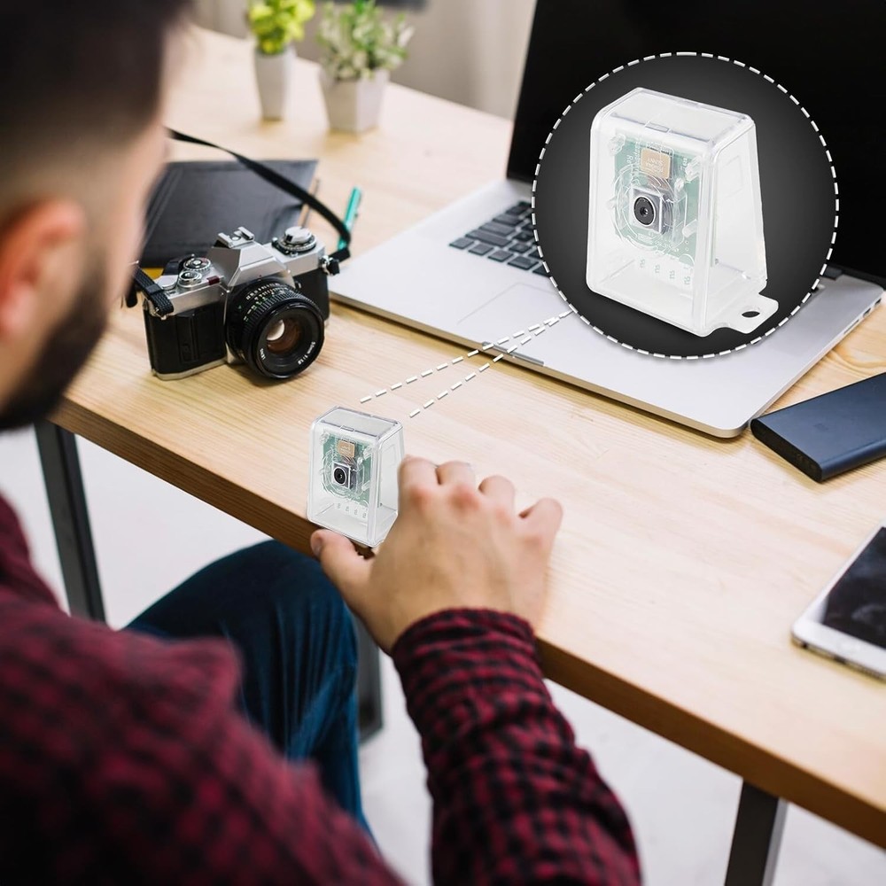 Lightweight & Protective Raspberry Pi V2 Camera Case - Assemble in 30 Seconds