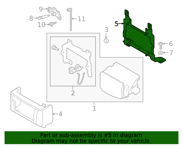 Genuine Audi Adapter 4KE-907-699