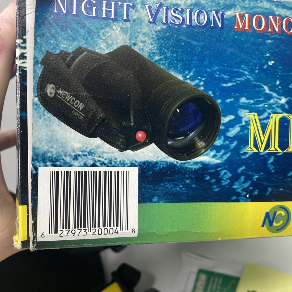 Newcon Optik MB-3 Night Vision Scope Monocular Waterproof ~Case~ Open Complete