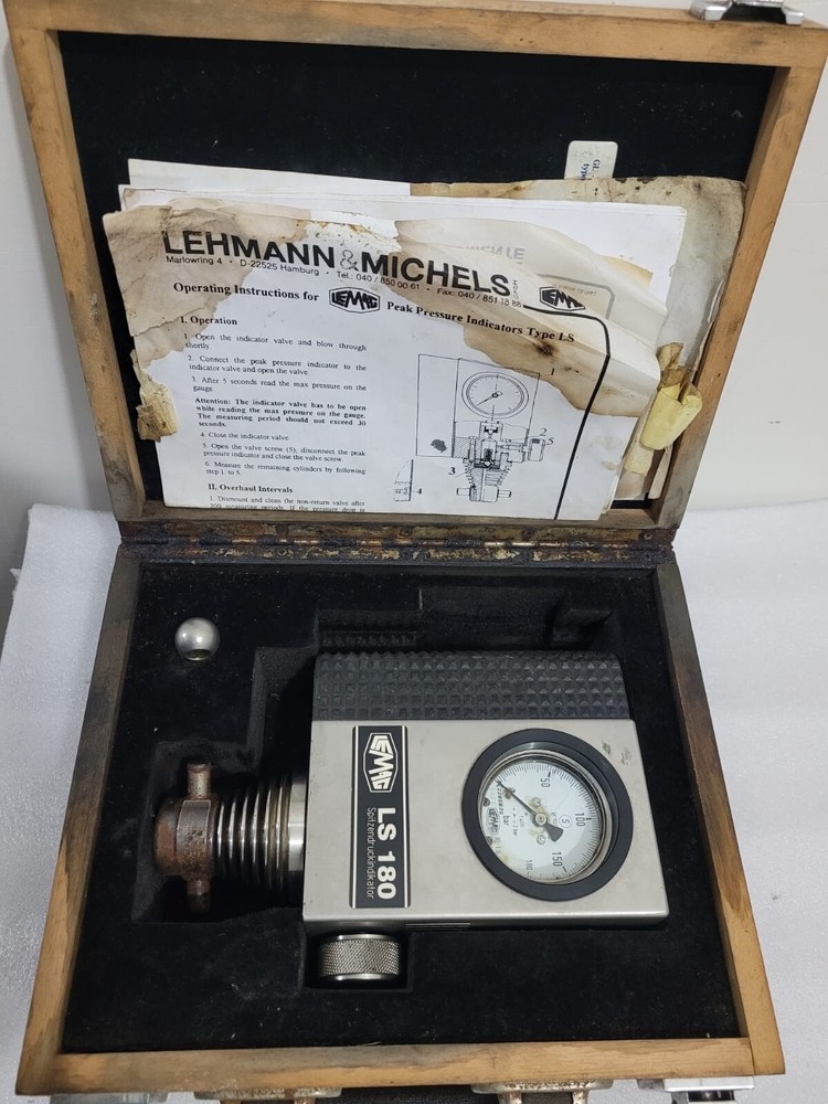 Lemag LS 180 Engine Cylinder Peak Pressure Indicator