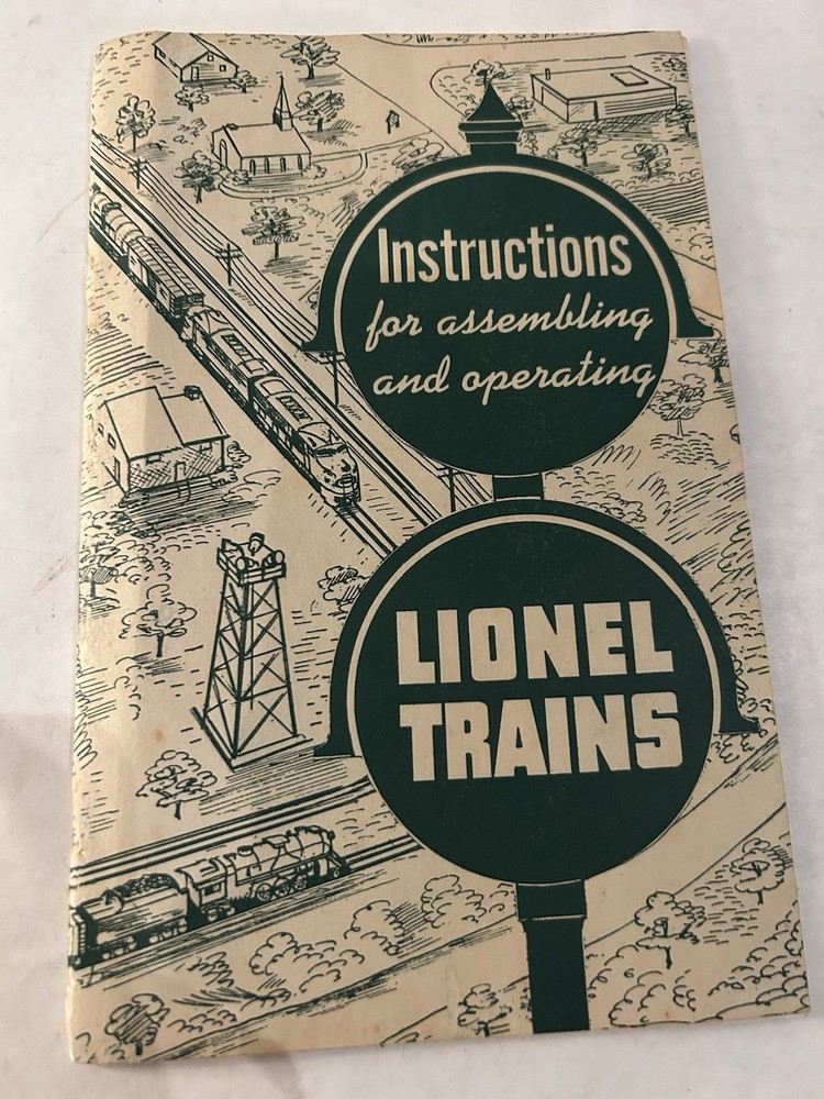 Instructions For Assembling and Operating Lionel Trains - 1951