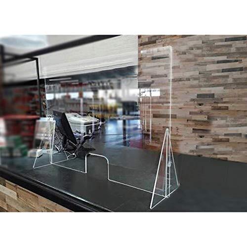 Nemco 35" Easy Shield Countertop Clear Partition Customer Panel 69792-36
