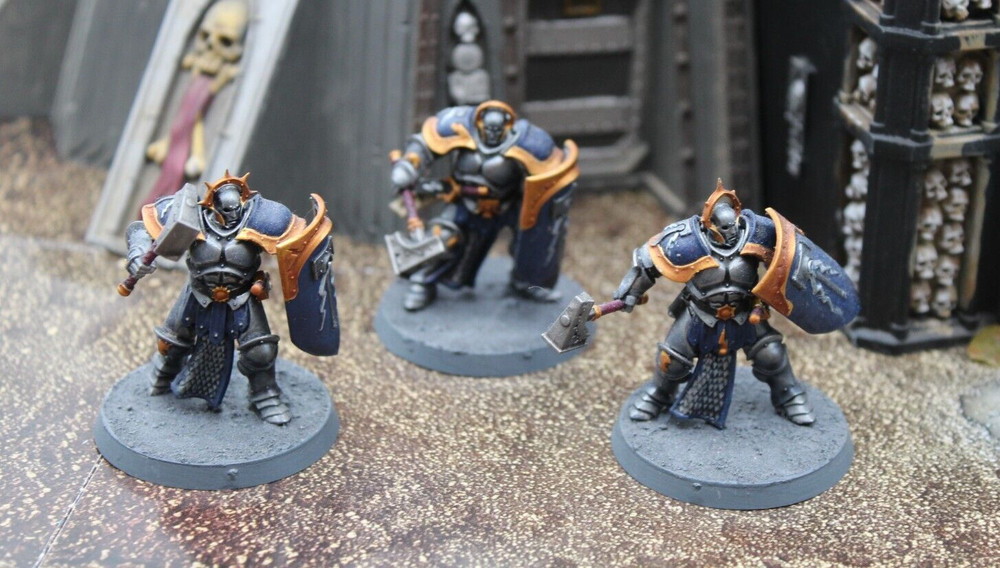Stormcast Eternals 6x Silver Liberators, Painted, ID#1420