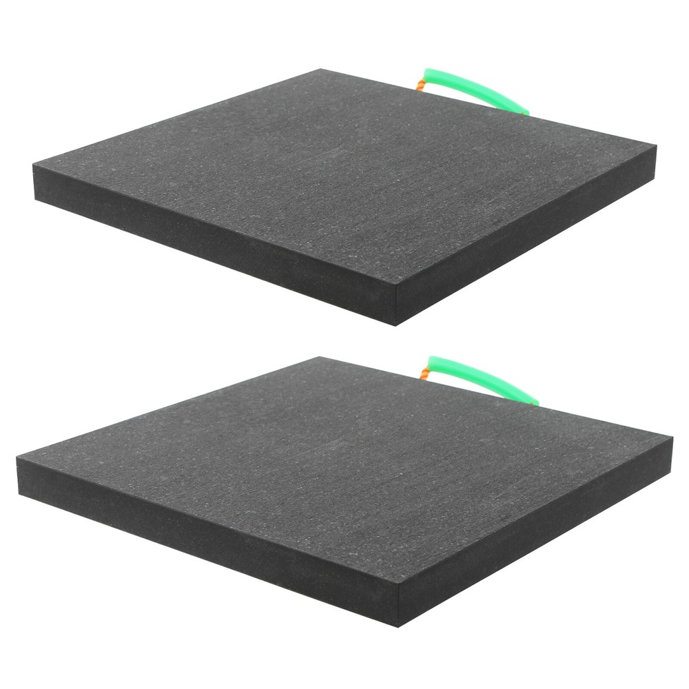 2pcs Medium Size Support Pads Heavy Duty Stabilizing Blocks 5-80T Support Pads