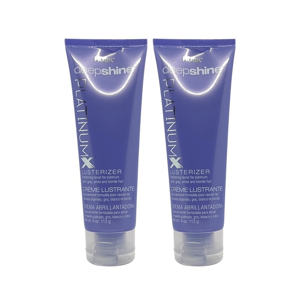 Rusk Deepshine PlatinumX Lusterizer 4 Oz (Pack of 2)