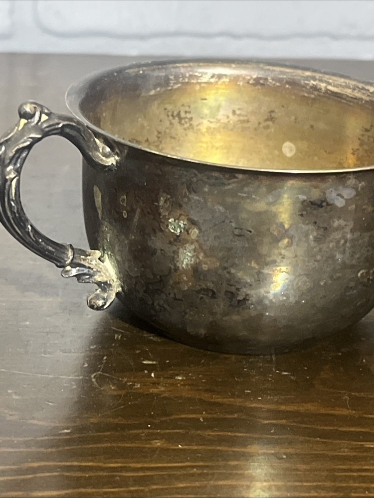 Vintage Sheridan Silver On Copper Bowl