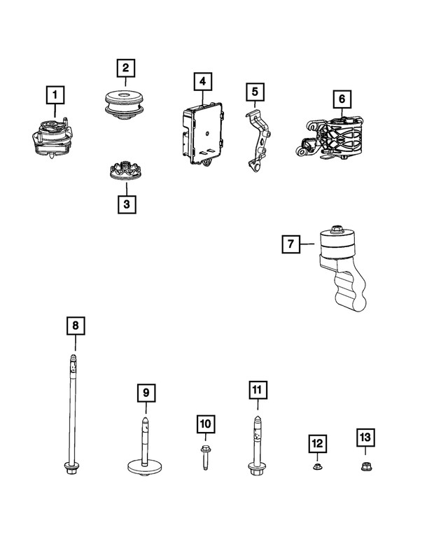 Genuine Mopar Hex Head Bolt 06513321AA