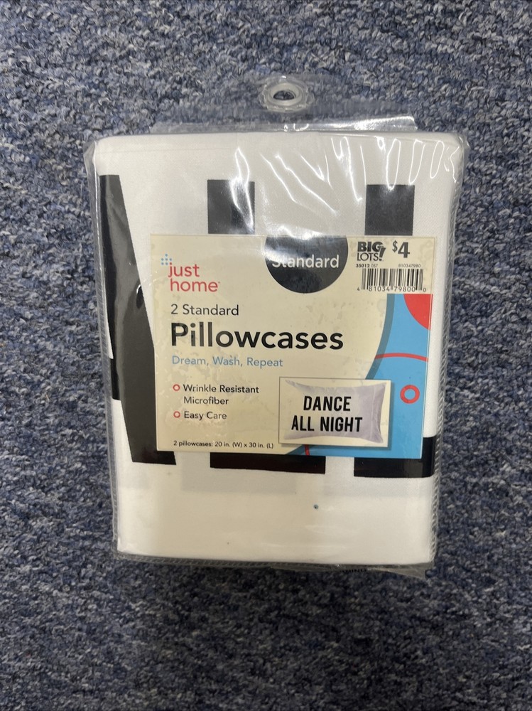 JUST HOME PILLOWCASES DANCE ALL NIGHT