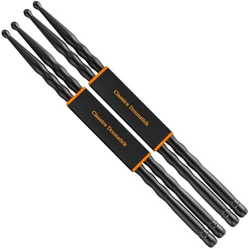 Drum Sticks 5A Drumstick 2 Pack Carbon Fiber Drumsticks