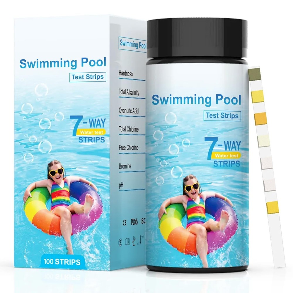 Swimming Pool 7 Way Water Test Strips