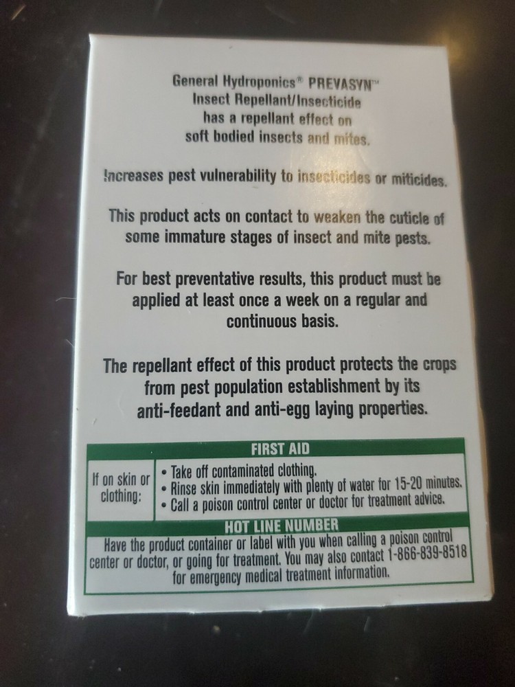 Prevasyn by General Hydroponics 4 oz.