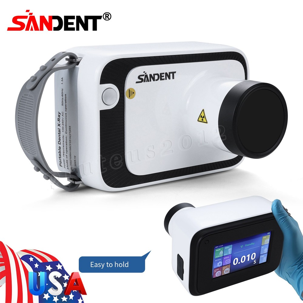 Dental Portable Imaging System Handhold X Machine Unit Ray High Frequency+Shield