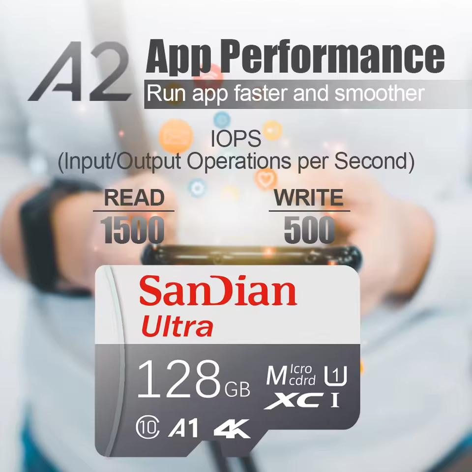 Ultra Micro SD Card 128GB Memory Card