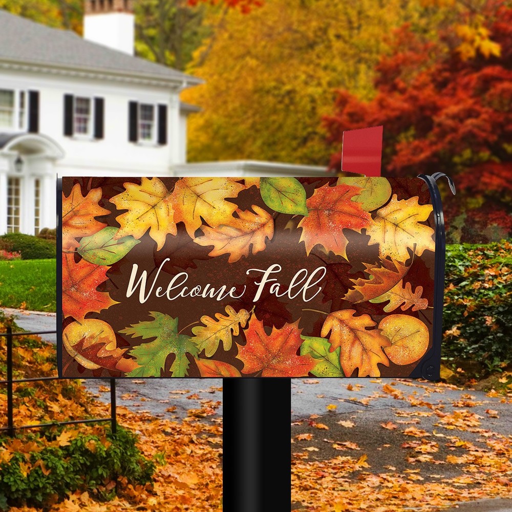 Briarwood Lane Leaf Toss Fall Mailbox Cover