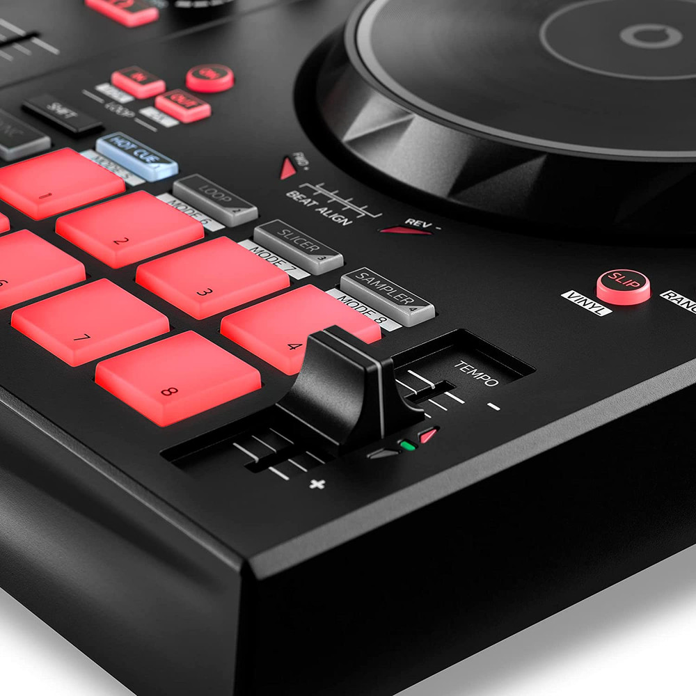 Djcontrol Inpulse 300 MK2 USB DJ Controller – Beginner DJ Set, 2-Deck Mixer with
