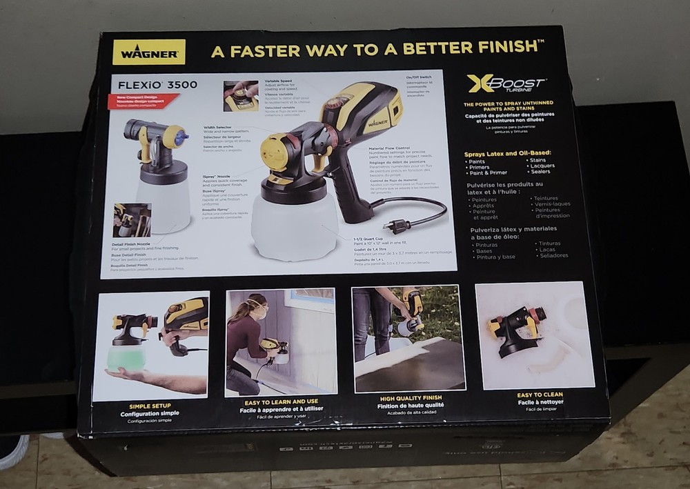 Wagner Flexio 3500 Handheld HVLP Paint Sprayer