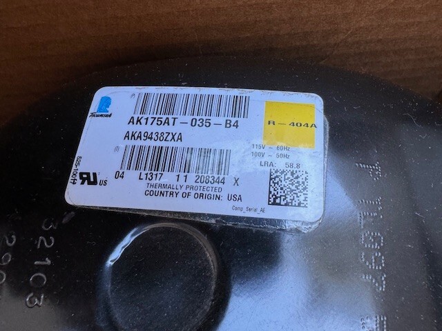 Ice-O-Matic 9181121-11 Genuine Service Replacement Compressor OEM Quick ship!