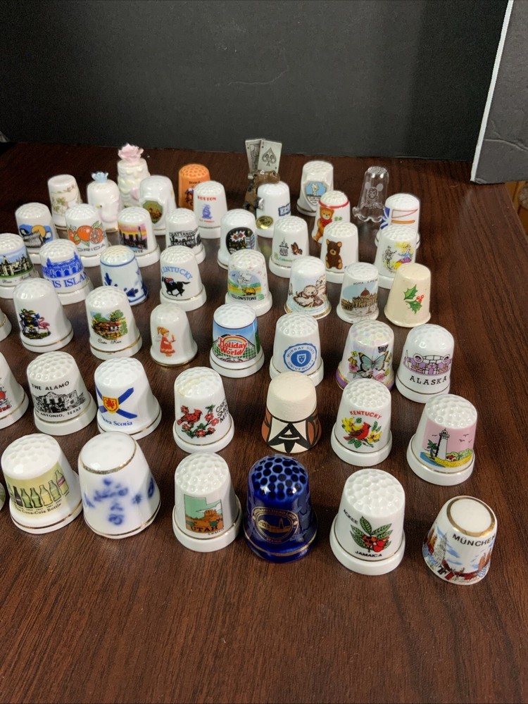 Lot of 52 Thimbles