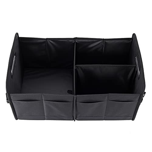 Car Trunk Organizer Car Storage Organizer Collapsible Multi Compartment black