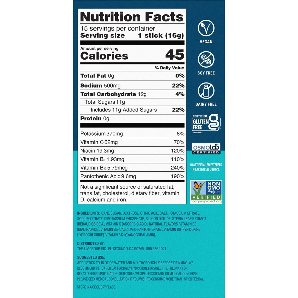 Concord Grape Hydration Electrolyte Drink Mix