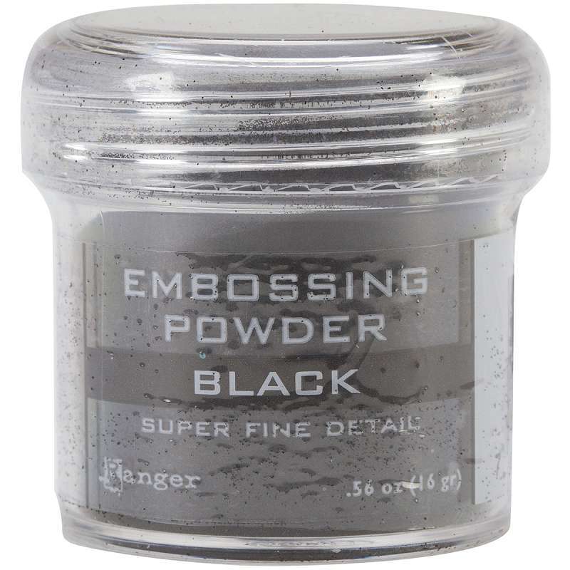 Embossing Powder Super Fine Black