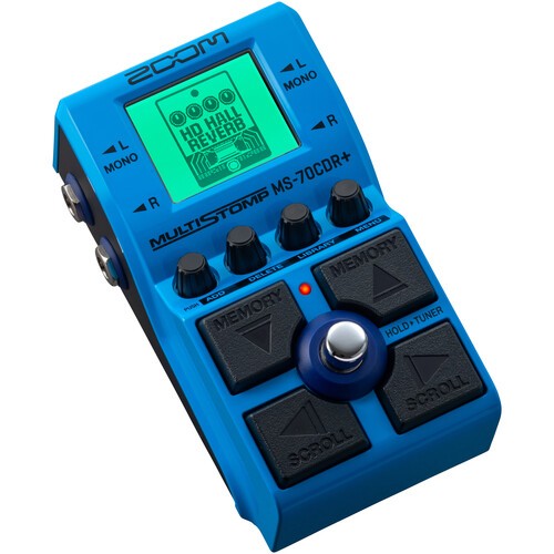 Zoom MS-70CDR+ Multi-FX Pedal + Balanced Interconnect, Bundle