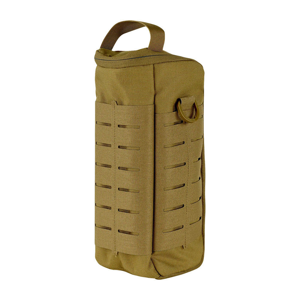Tactical Laser Cut MOLLE Modular Utility Tool Padded Field Pouch Coyote