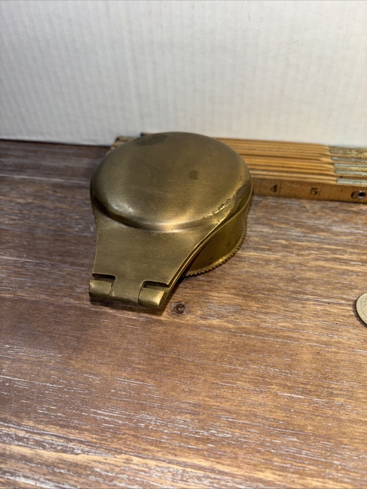 Brass Flip Open Milson & Louis Clock Nice Patina