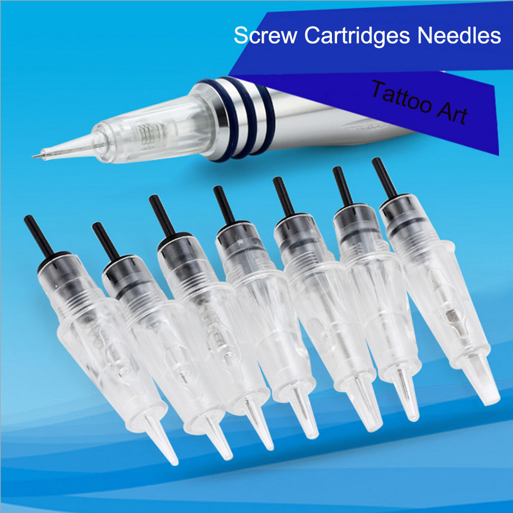 Screw Tattoo Needles Cartridge Microblading Permanent Makeup Machine Accessories