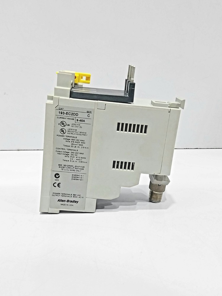 ALLEN BRADLEY 193-EC2DD SOLID STATE VOERLOAD RELAY SER C E3 PLUS 9.45 A