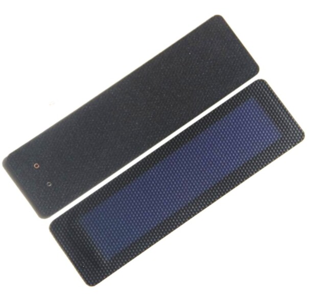 Flexible amorphous silicon thin film solar panel 2V0.5W rollable DIY solar panel