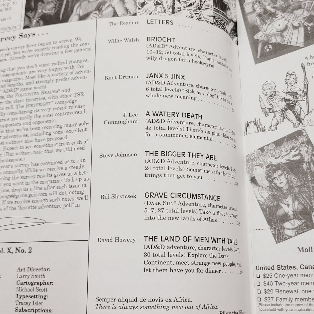 Dungeon Magazine #56 - November December 1995