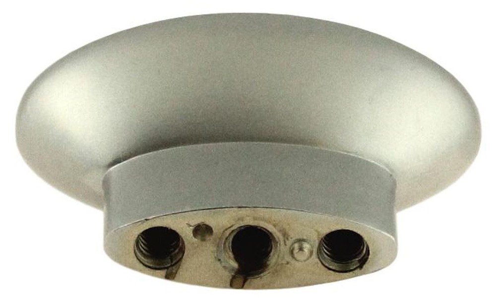 1-5/8" Oval Knob Matte Chrome