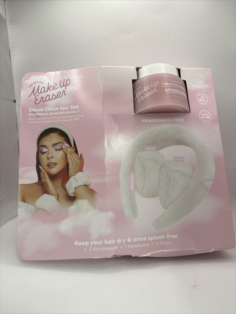 Make up eraser cloud clean 4 pc set Open Box