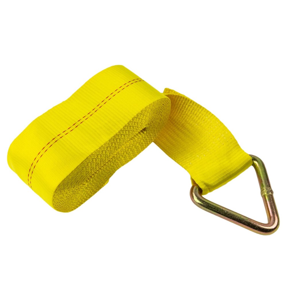 WINCH STRAP - 4" X 30' LONG - DELTA RING STYLE
